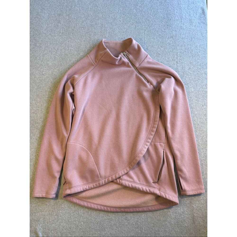 Athleta Cozy Karma Asymmetrical Pullover small
